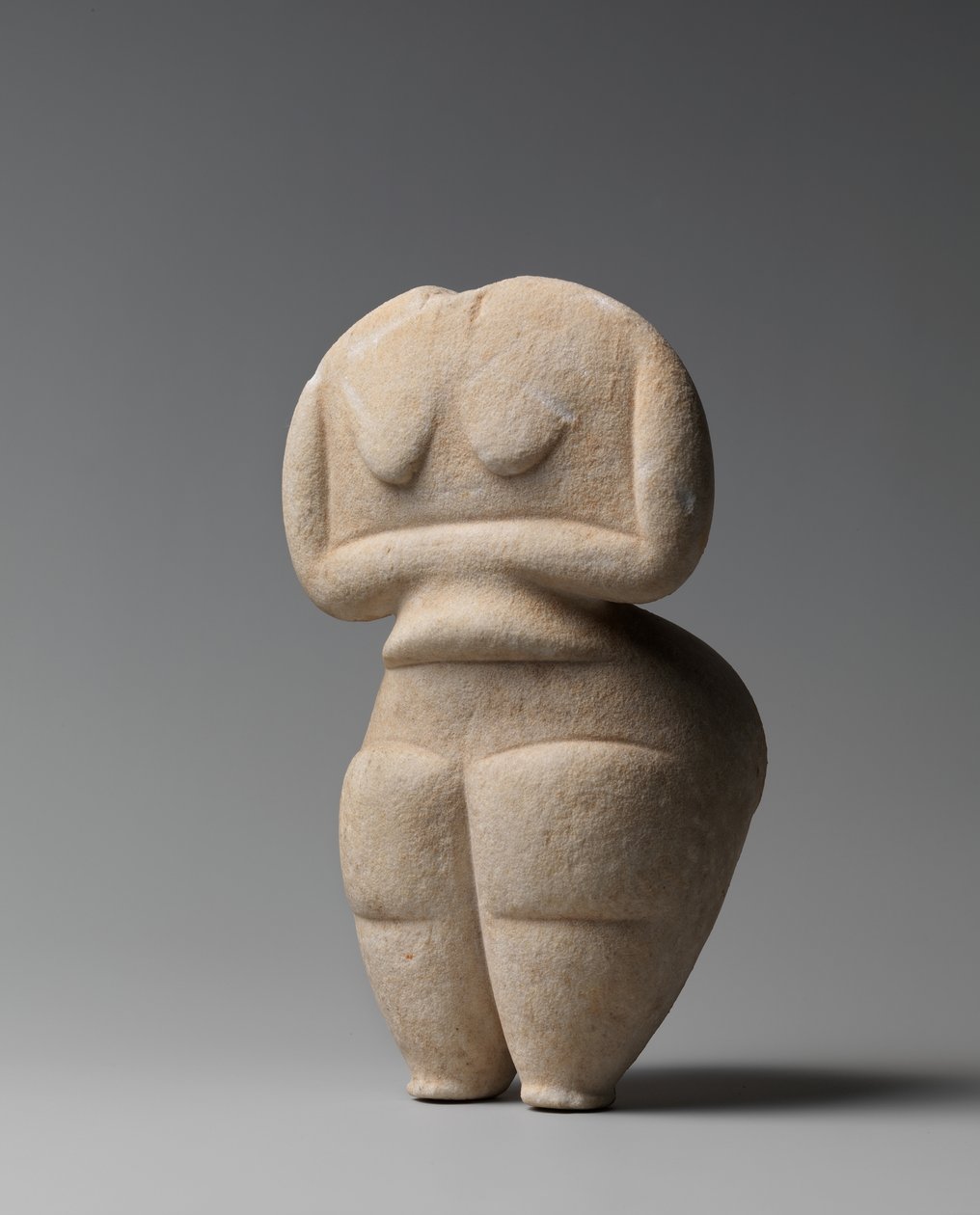 新石器时代最后的女性形象，公元前4500-4000年（大理石）。 作者 基克拉迪基克拉迪基