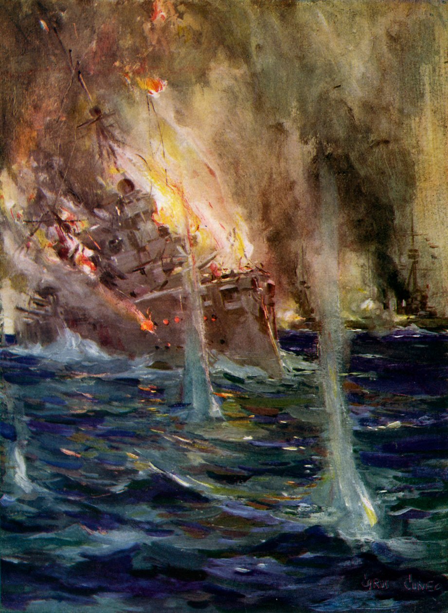 第一次世界大战 -  Gneisenau的沉没 作者 赛勒斯·库尼奥