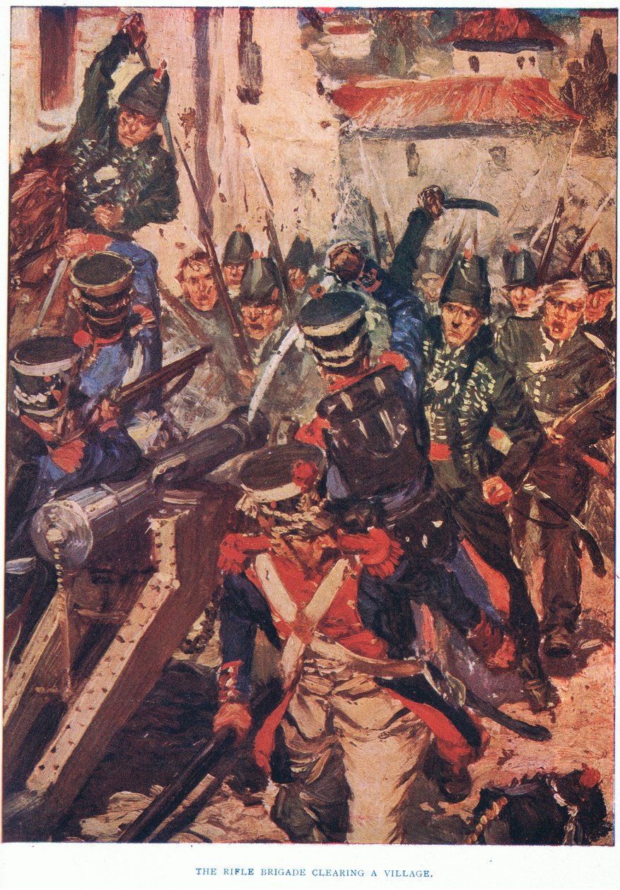 1915年，步枪旅清理了一个村庄 作者 赛勒斯·库尼奥