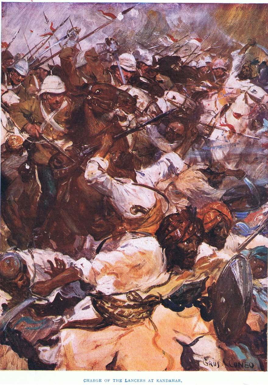 1915年坎大哈枪骑兵的指控 作者 赛勒斯·库尼奥