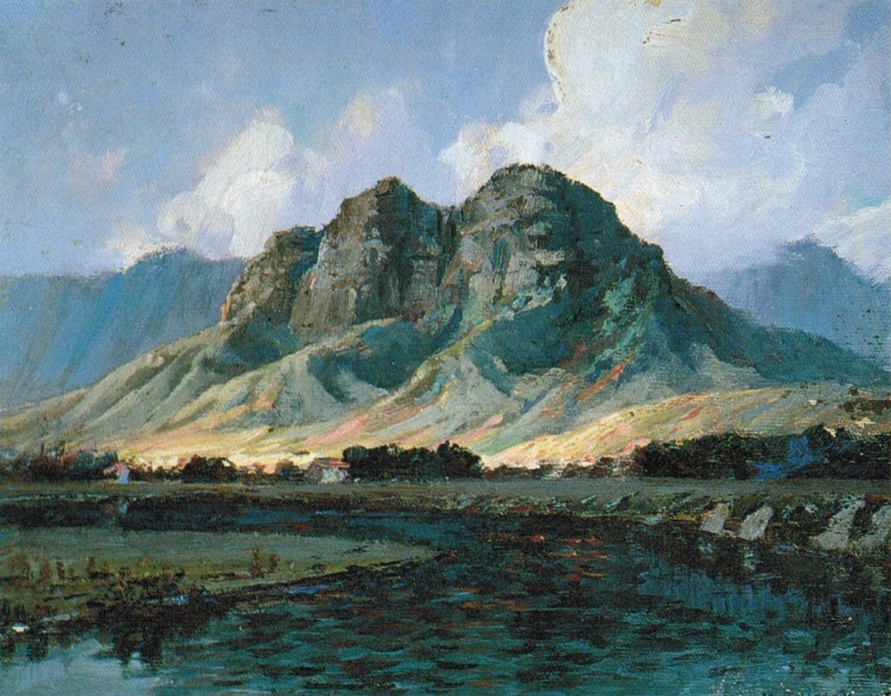 来自开滦的Mauna Kea Peaks Olomana 作者 D.霍华德·希区柯克