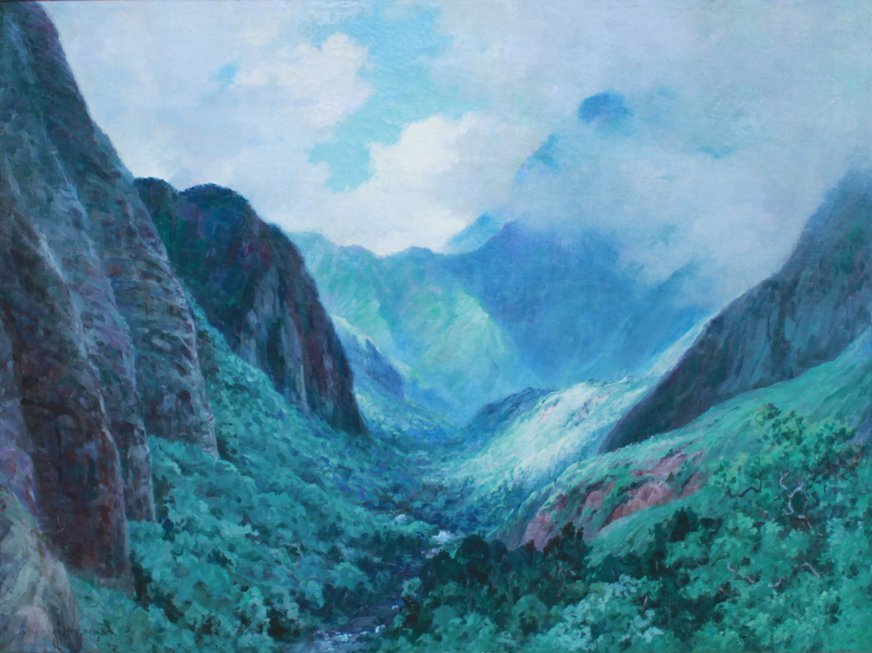 Iao Valley，毛伊岛 作者 D.霍华德·希区柯克