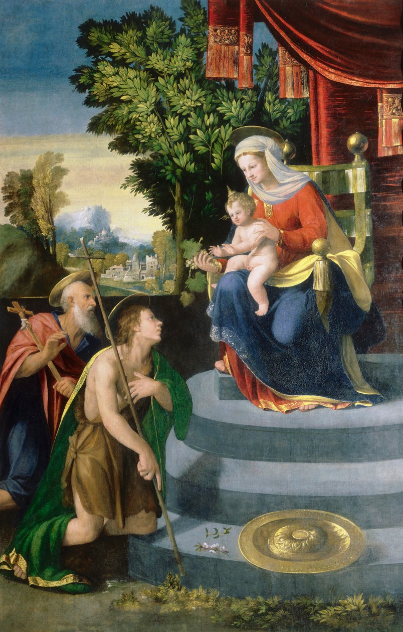 麦当娜登基和圣徒 作者 D.和Garofalo Dossi