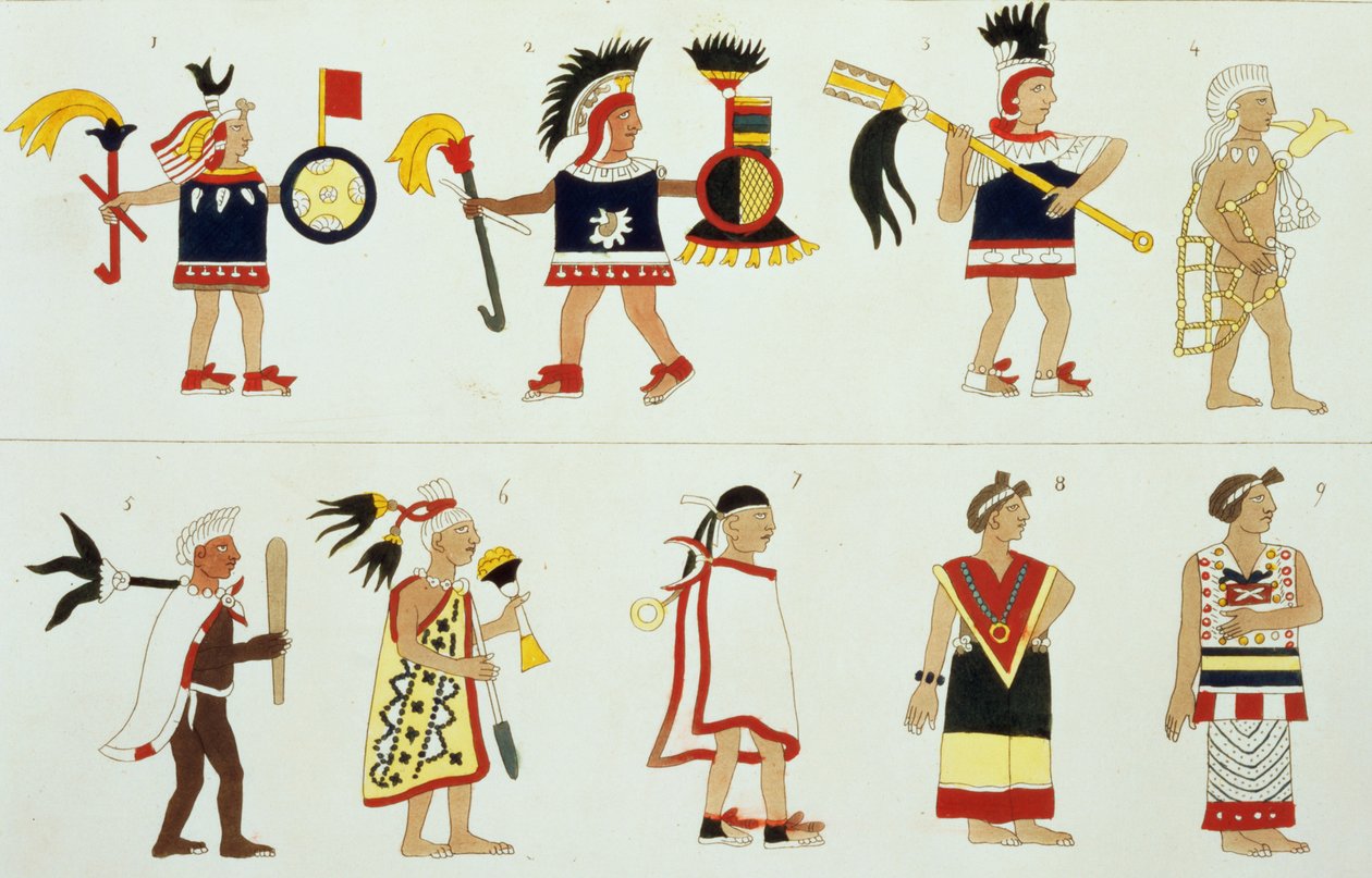 Montezuma II（1466-1520）代表梵蒂冈的匿名法典 作者 DK博纳蒂