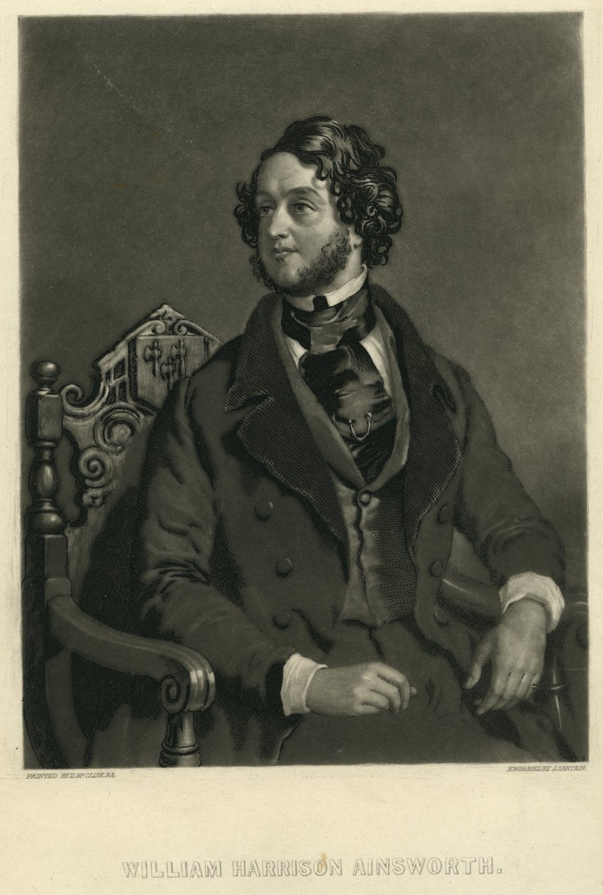 William Harrison Ainsworth，c.1841（mezzotint） 作者 麦克莱斯