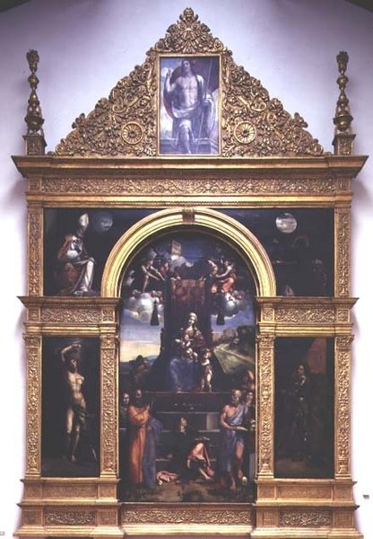 处女与圣徒（石油）登基 作者 D.和Garofalo Dossi