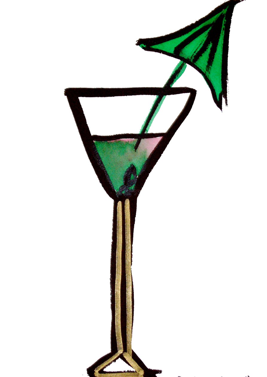 鸡尾酒玻璃杯 作者 黛西·德维伦纽夫