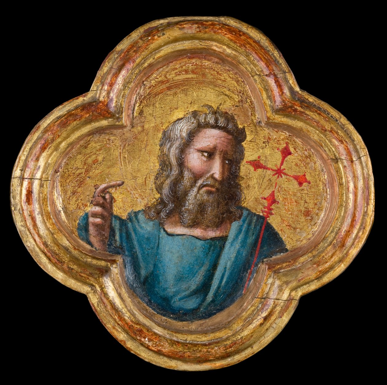 施洗者圣约翰，137077（面板上的蛋彩画） 作者 Dalmasio di Jacopo Scannabecchi Dalmasio di Jacopo Scannabecchi