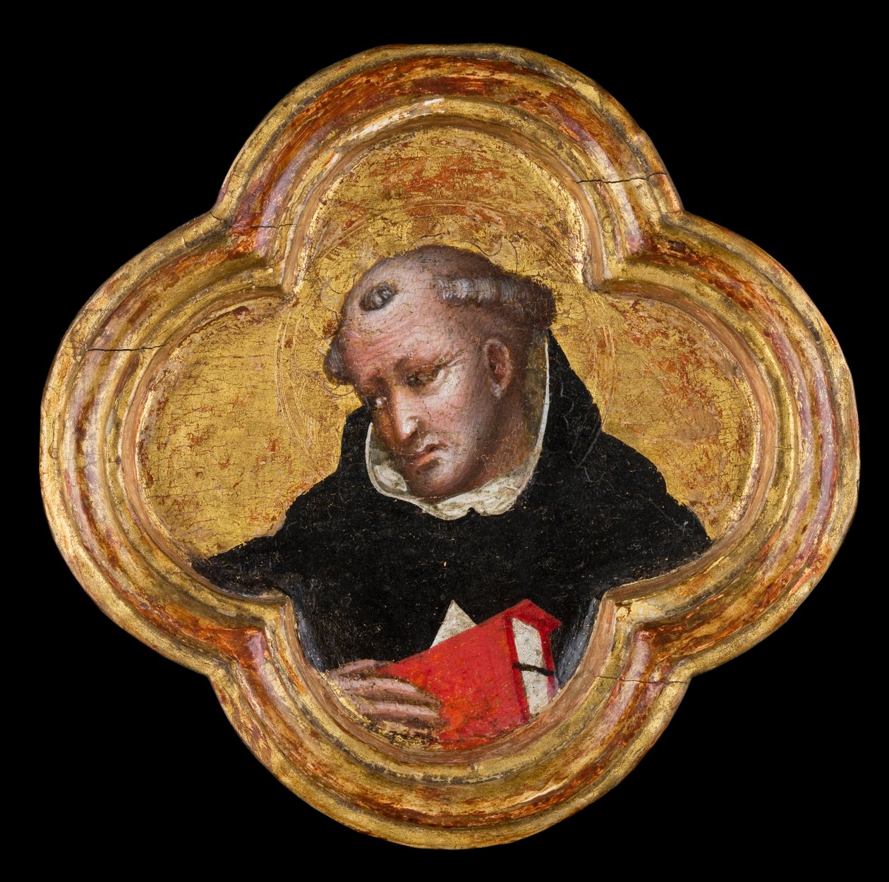 圣托马斯阿奎那（面板上的蛋彩画） 作者 Dalmasio di Jacopo Scannabecchi Dalmasio di Jacopo Scannabecchi