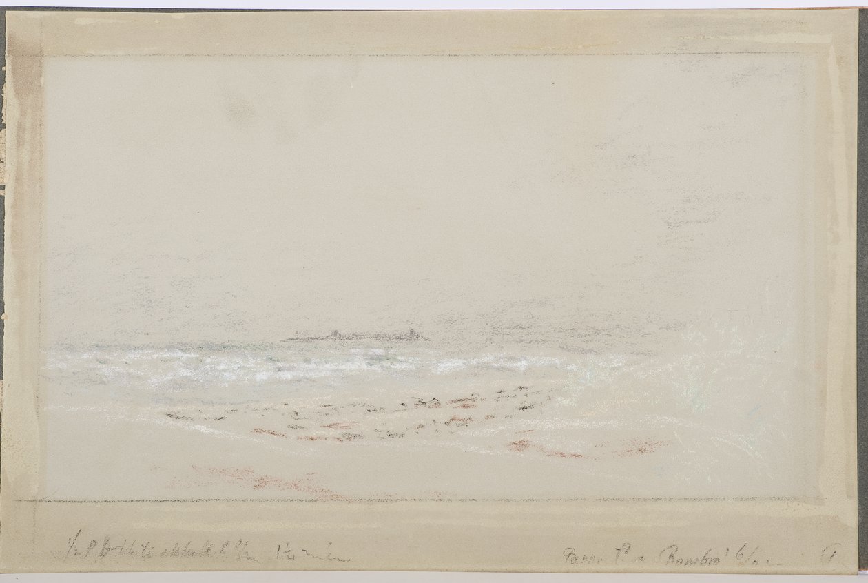 Bamburgh，1902年（铅笔和厕所在纸上） 作者 丹尼尔·奥利佛（Daniel Oliver）