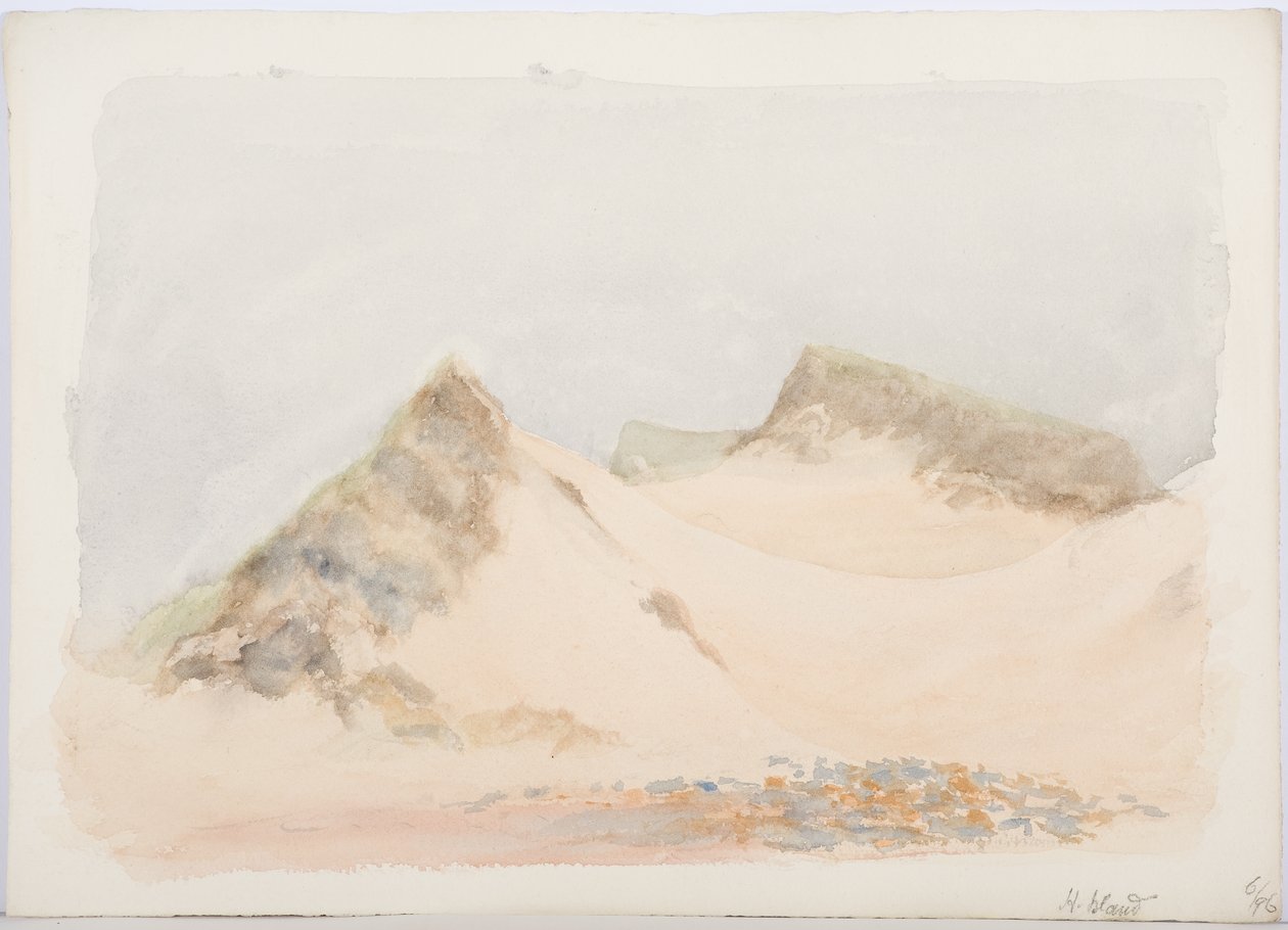 c.1916（铅笔和纸上的wc） 作者 丹尼尔·奥利佛（Daniel Oliver）