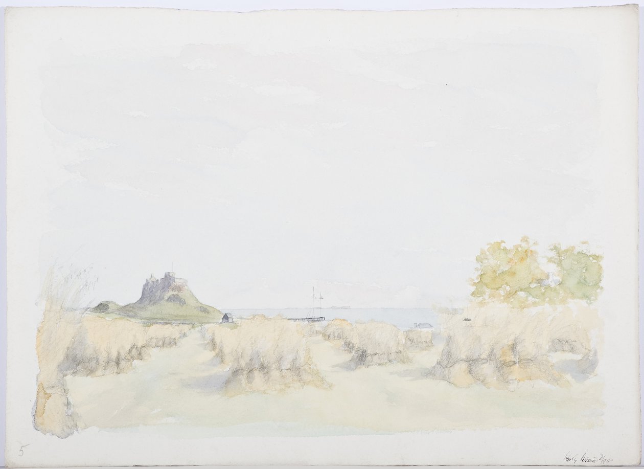 c.1916（铅笔和纸上的wc） 作者 丹尼尔·奥利佛（Daniel Oliver）