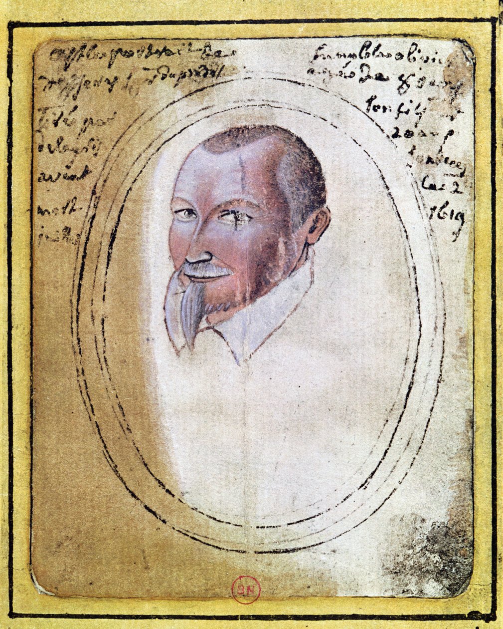 Olivier de Serres的肖像（1539-1619） 作者 丹尼尔·德·塞雷斯