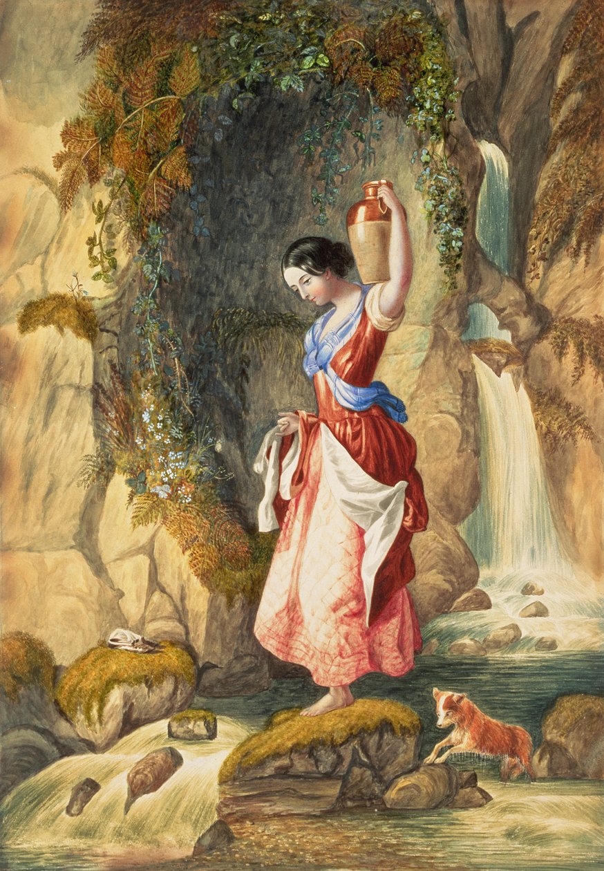 乔治娜·霍加斯 (Georgina Hogarth) 在基辅圣内克坦教堂 (St. Nectan