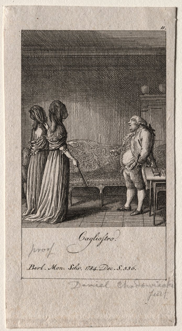卡格里索（Cagliostro），1784年。 作者 丹尼尔·尼古拉斯·肖多维奇