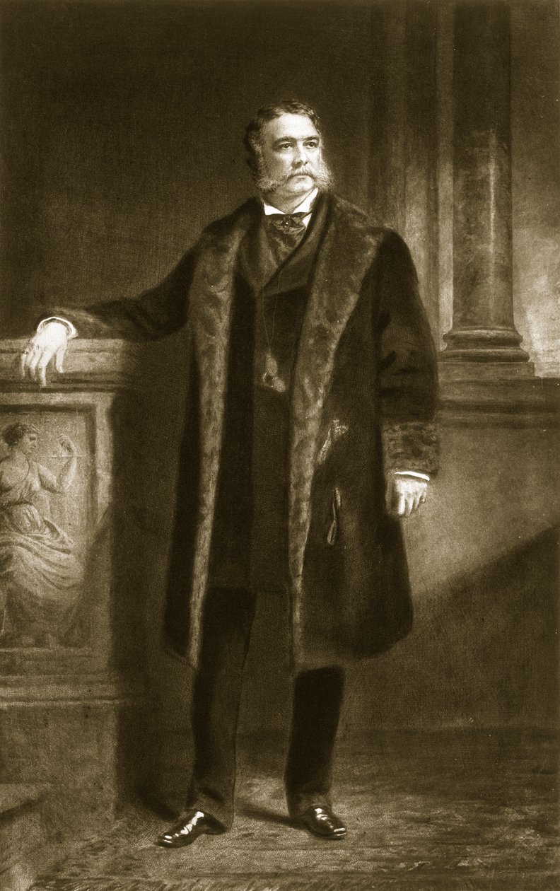 Chester A. Arthur，美利坚合众国第21任总统，酒吧。 1901年（照相凹版） 作者 丹尼尔·亨廷顿