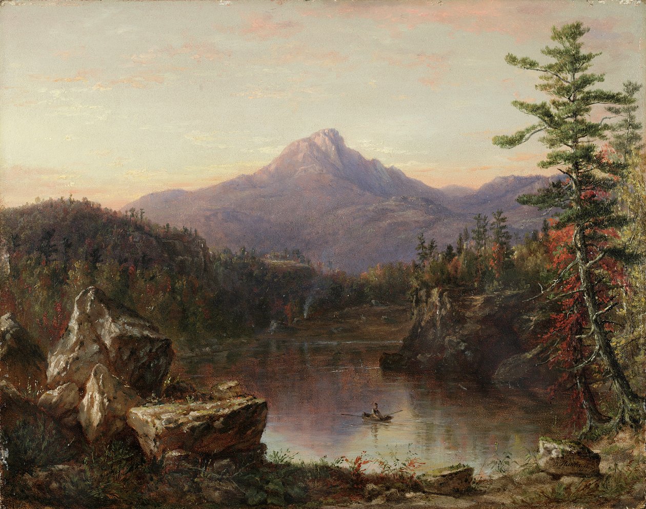 Chocorua峰，新罕布什尔州，1860年 作者 丹尼尔·亨廷顿