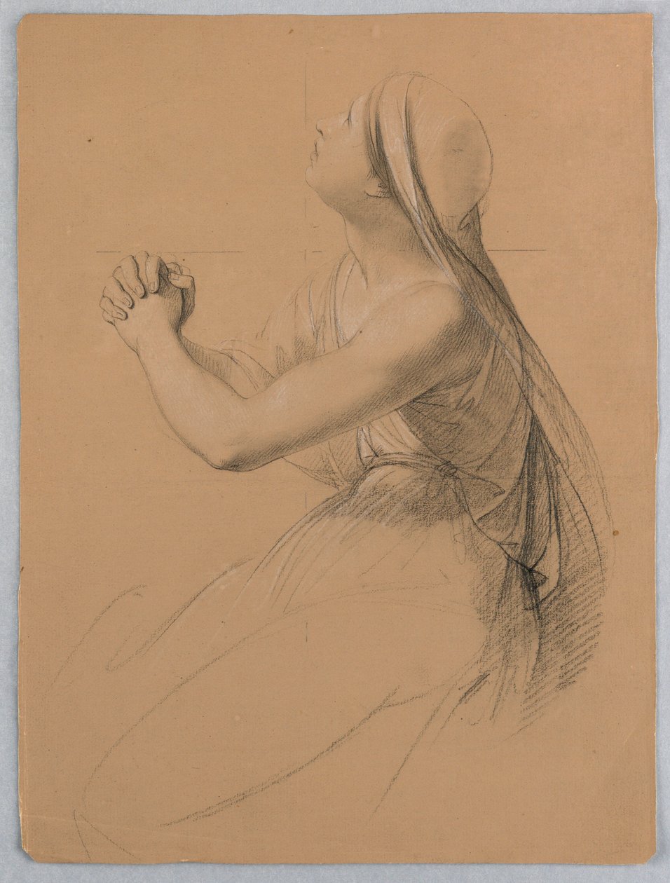 绘画，"共融 "研究，1844 年 作者 丹尼尔·亨廷顿