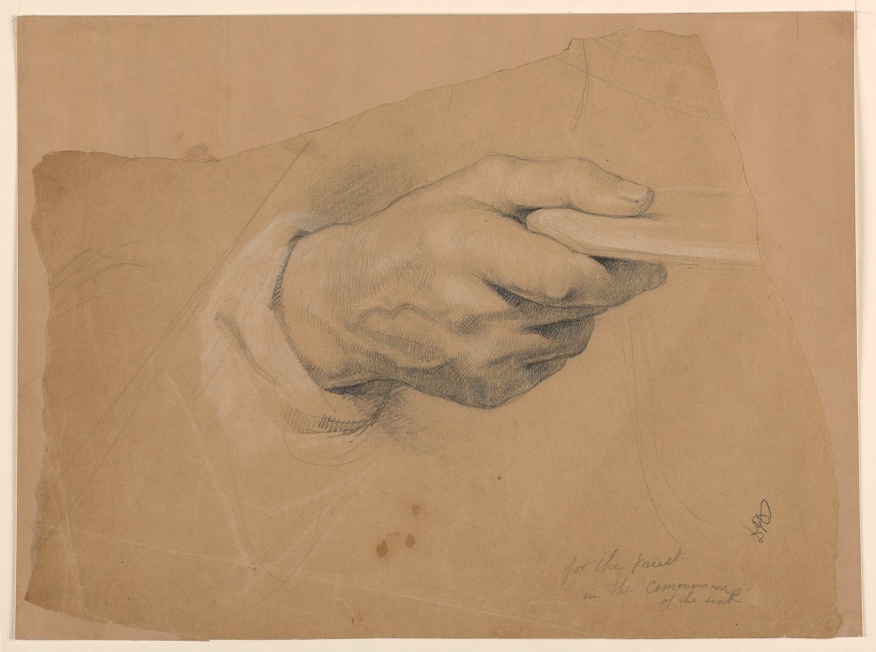 绘画，"共融 "研究，1844 年 作者 丹尼尔·亨廷顿