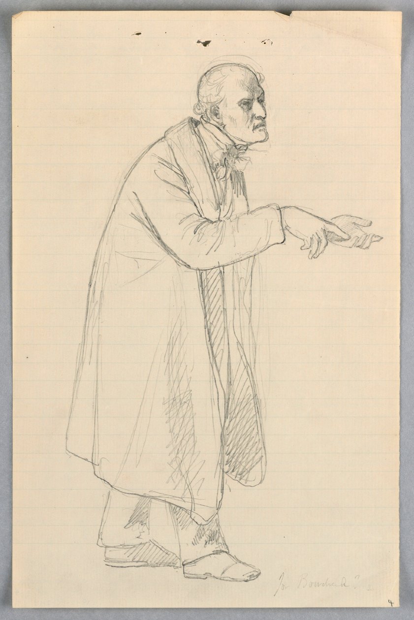 素描，"科学小组 "研究，1858 年 作者 丹尼尔·亨廷顿