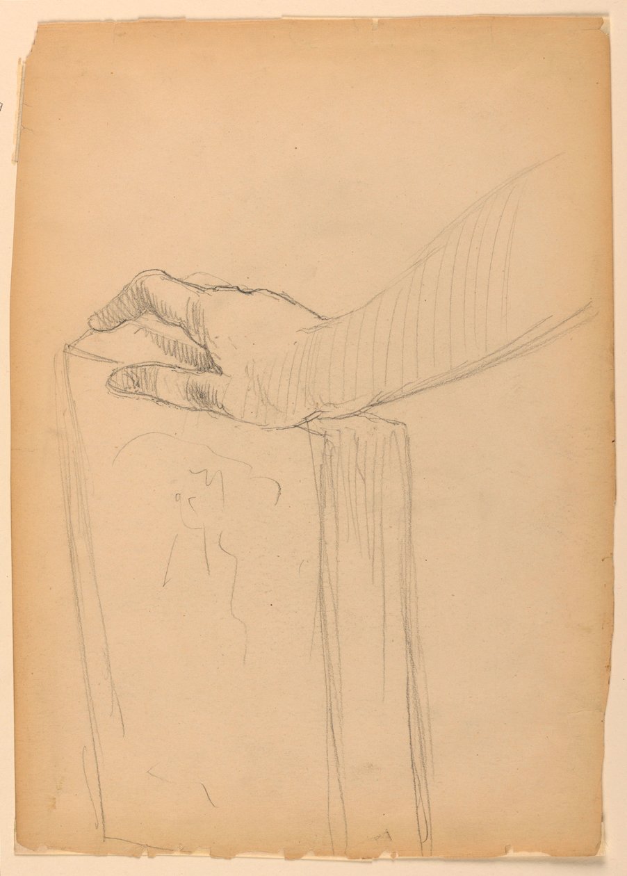 素描，《国家 Ac》研究，1887 年 作者 丹尼尔·亨廷顿