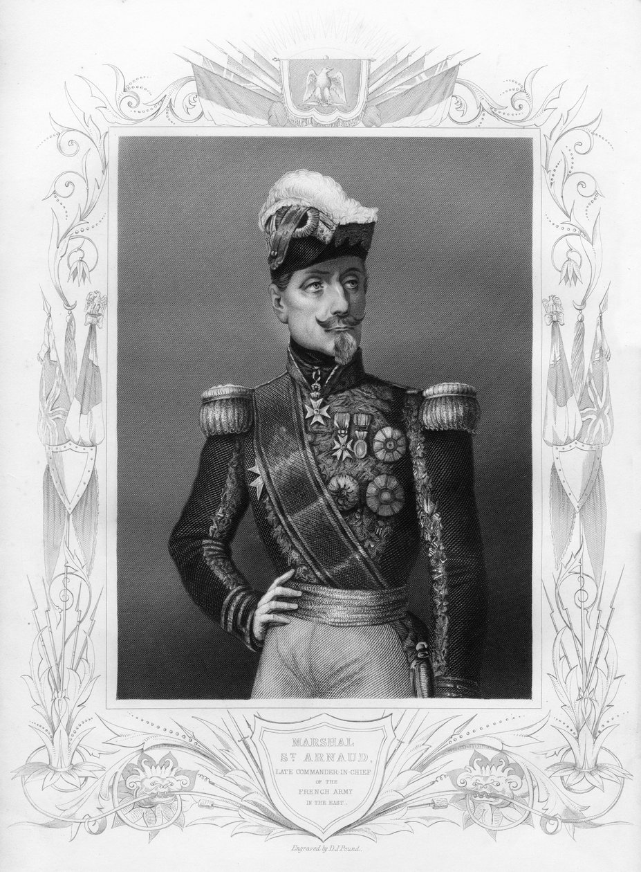 Armand-Jacques Leroy de Saint-Arnaud 1801-1854，1857年。 作者 丹尼尔·约翰·庞德