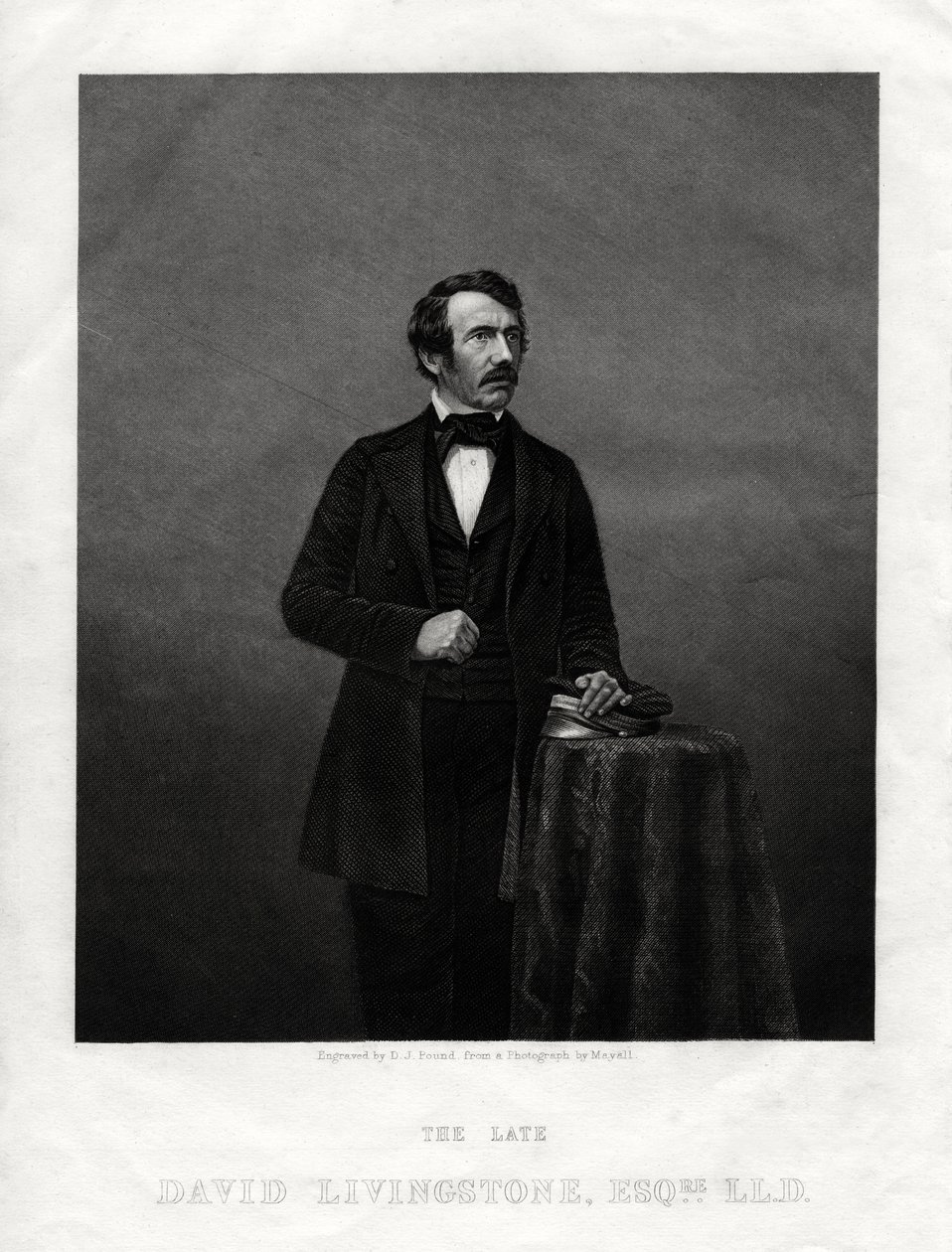 大卫·利文斯通（David Livingstone），苏格兰传教士和非洲探险家，1880年 作者 丹尼尔·约翰·庞德