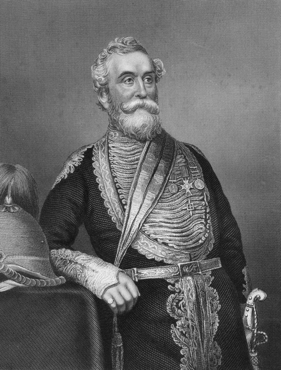 比德森将军，英国士兵，1857年。 作者 丹尼尔·约翰·庞德