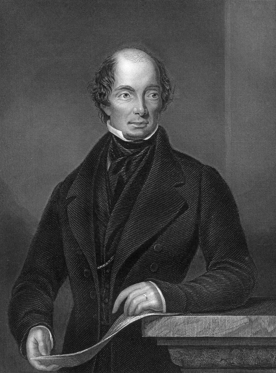 约翰·罗素（John Russell）1792-1878年，第一名伯爵·罗素，英国政治家，1857年。 作者 丹尼尔·约翰·庞德