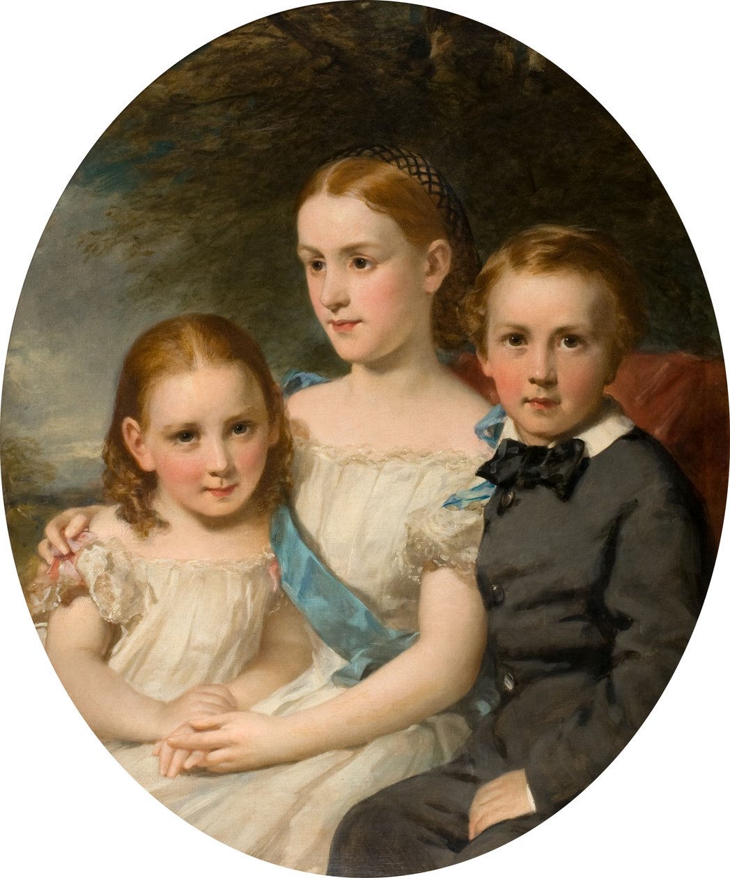 The Children of William Neish, c.1862 (oil on canvas) 作者 丹尼尔·麦克妮