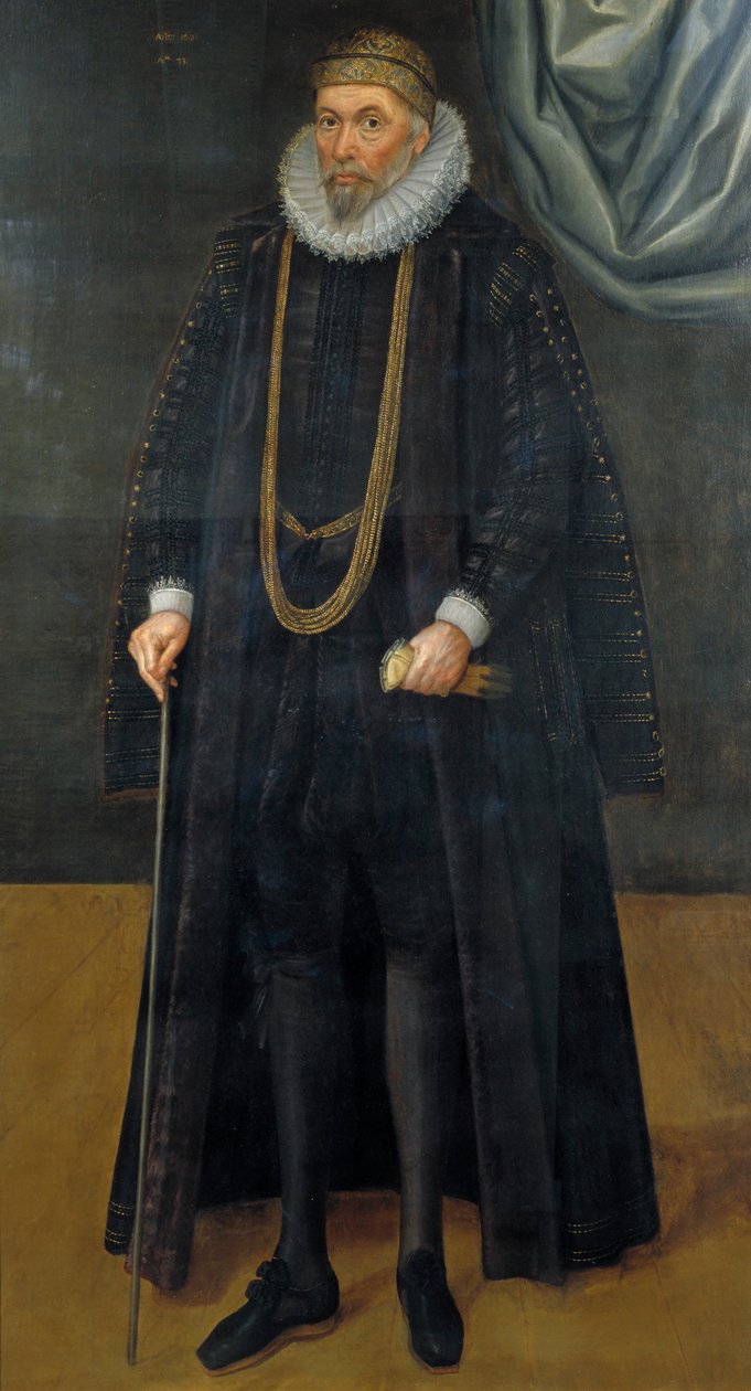 John Garrard爵士，1601年的市长"，1618年 作者 丹尼尔·迈滕斯