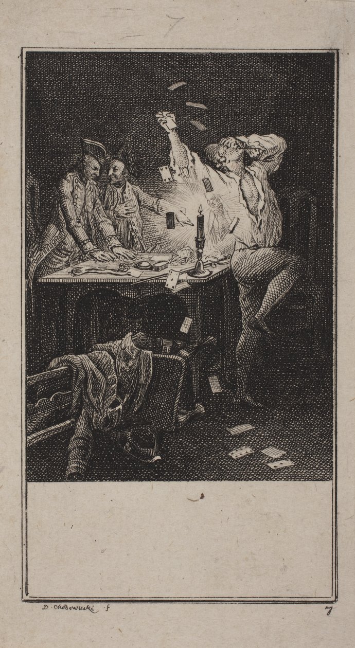 对财富保持耐心和蔑视 (Übung der Gedult und der Verachtung des reichthums) 作者 丹尼尔·尼古拉斯·肖多维奇