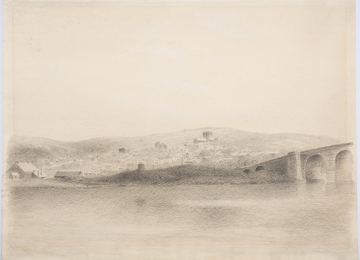 赫克瑟姆，1916年（木炭纸上） 作者 丹尼尔·奥利佛（Daniel Oliver）