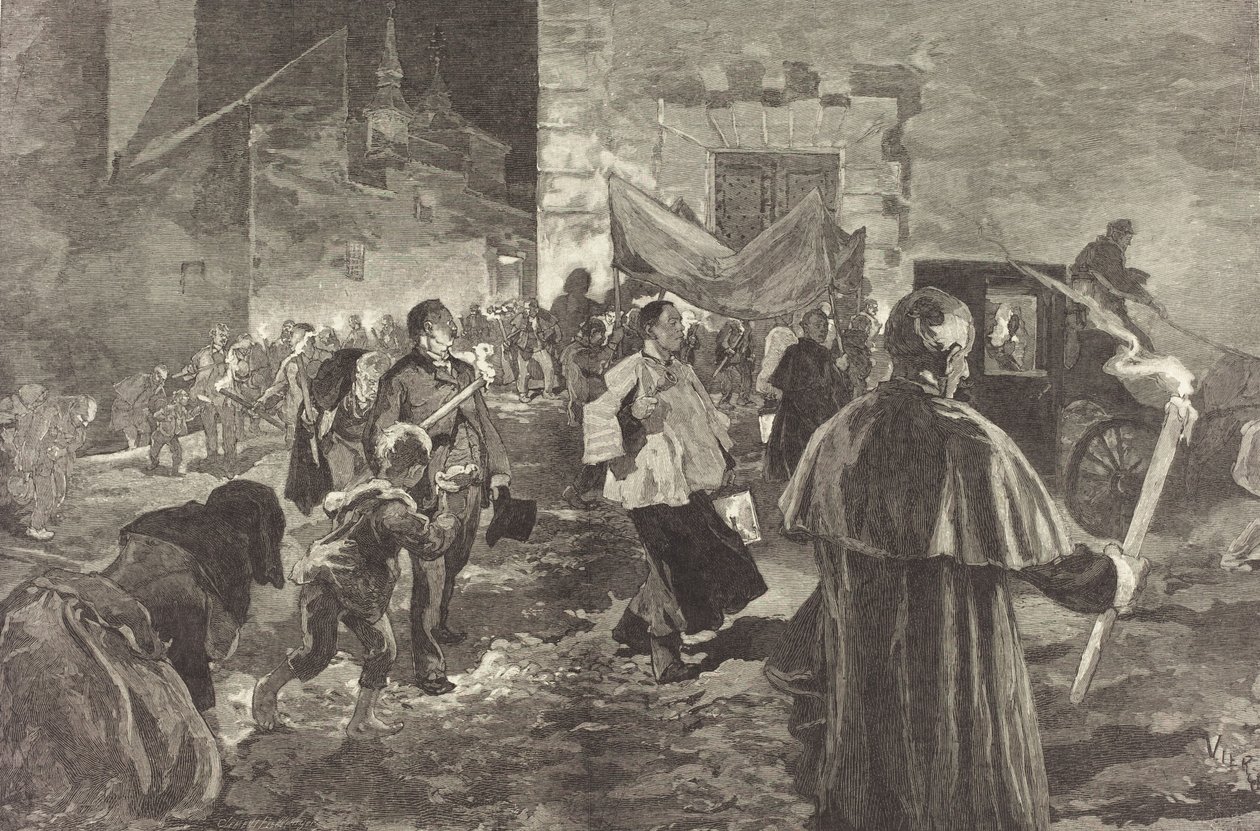 西班牙。La Viatique, 1889. 作者 丹尼尔·乌拉比埃塔·维奇（Daniel Urrabieta Vierge）