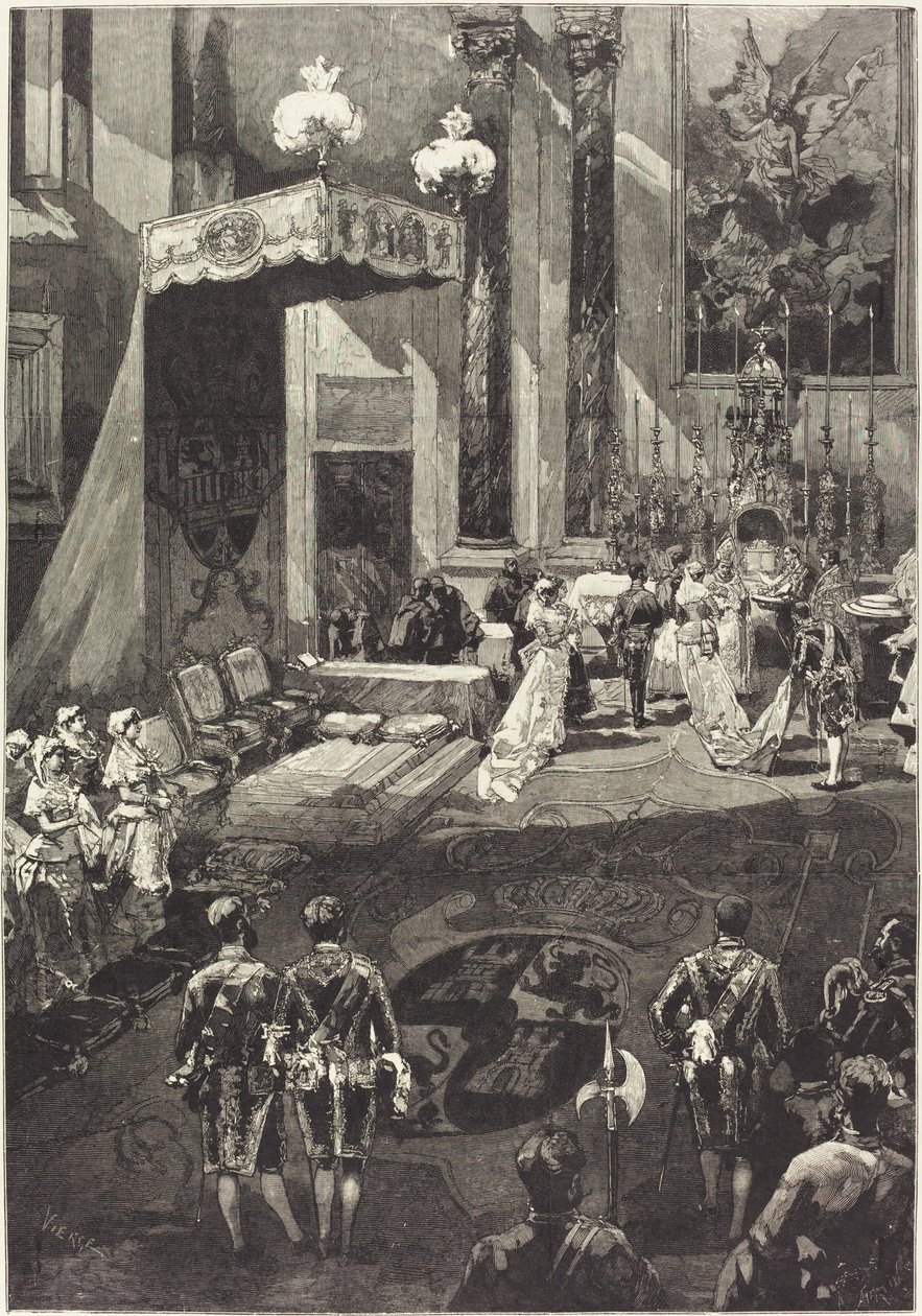 一个孩子的诞生》，1882年。 作者 丹尼尔·乌拉比埃塔·维奇（Daniel Urrabieta Vierge）