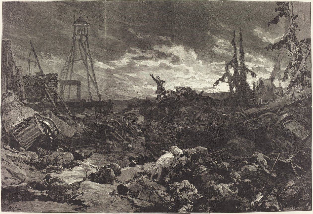 米歇尔-斯特罗戈夫在夏特莱剧院，1880年。 作者 丹尼尔·乌拉比埃塔·维奇（Daniel Urrabieta Vierge）