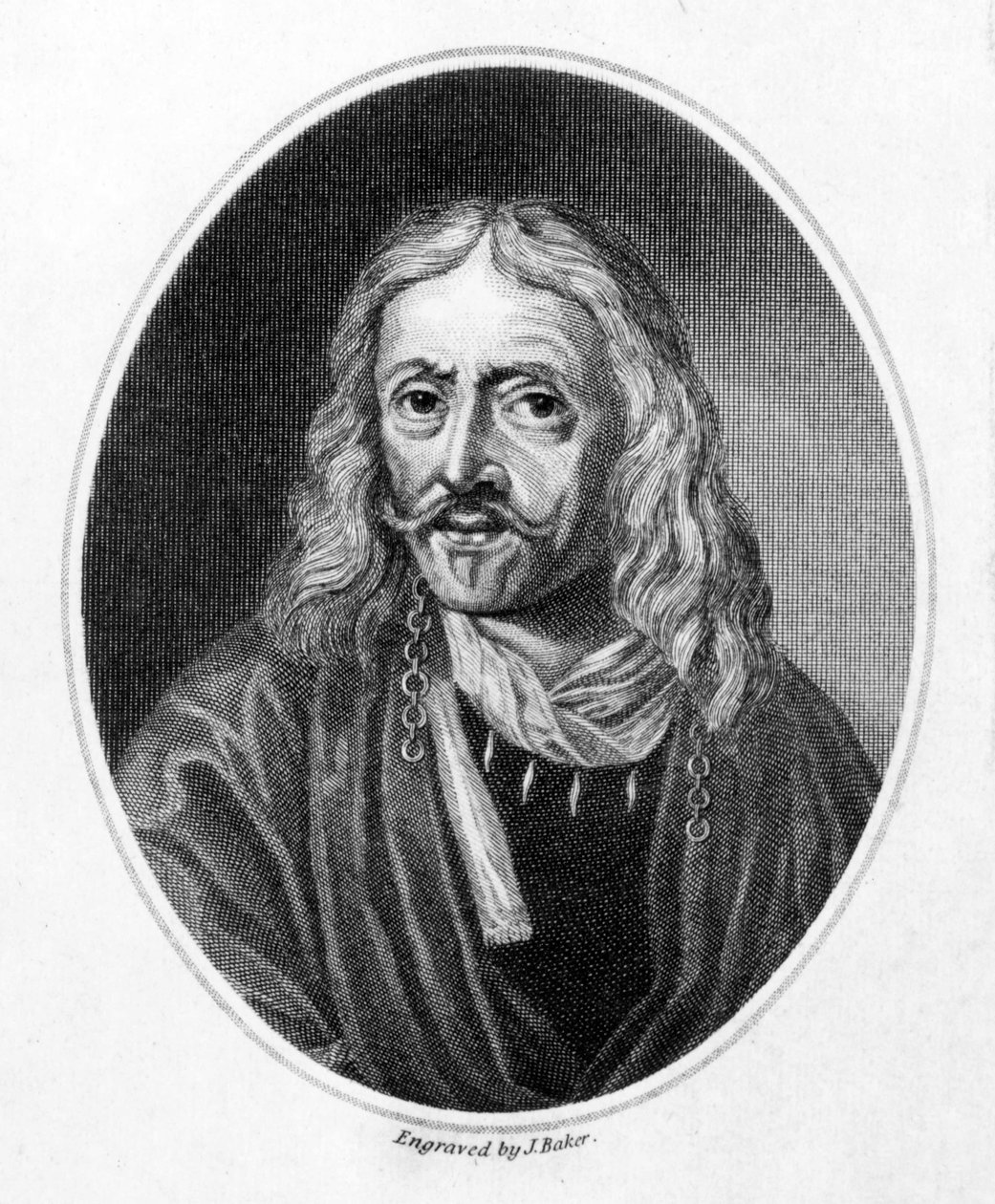 Johannes Hevelius，由J. Baker雕刻 作者 小丹尼尔·舒尔茨