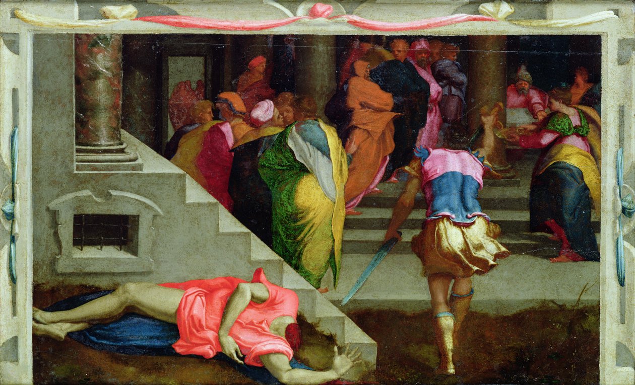 施洗约翰圣约翰的殉难，1530-40 作者 丹妮尔·达·沃尔特拉