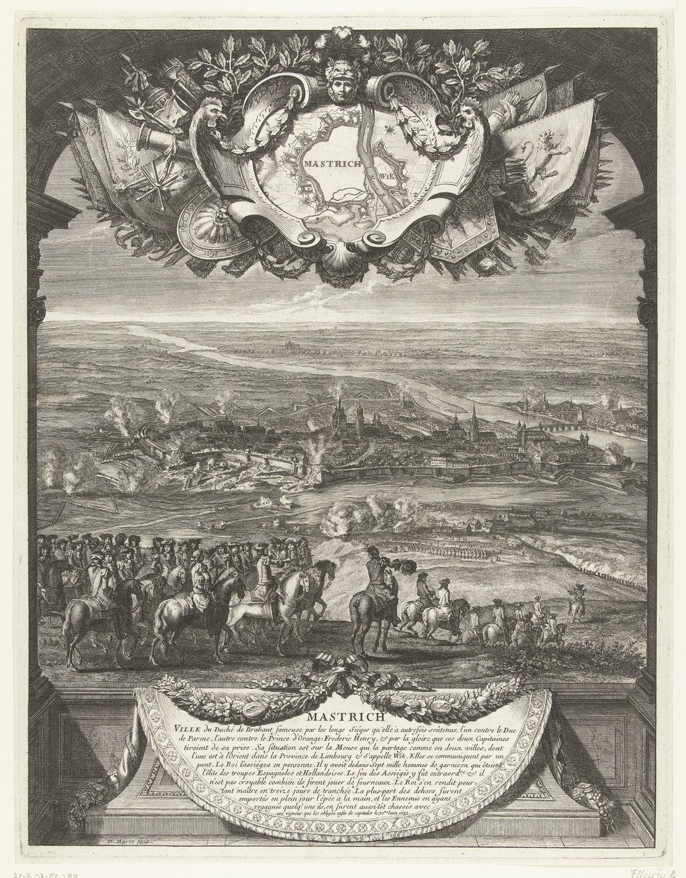 1673 年 6 月 30 日法国人征服马斯特里赫特
马斯特里赫特（文物标题）
Grandes Conquêtes du Roi（系列标题） 作者 丹尼尔·马洛特（一）