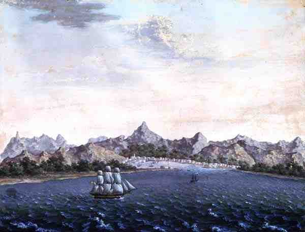 法兰西岛，约1810年（纸上水粉画 作者 丹麦学校