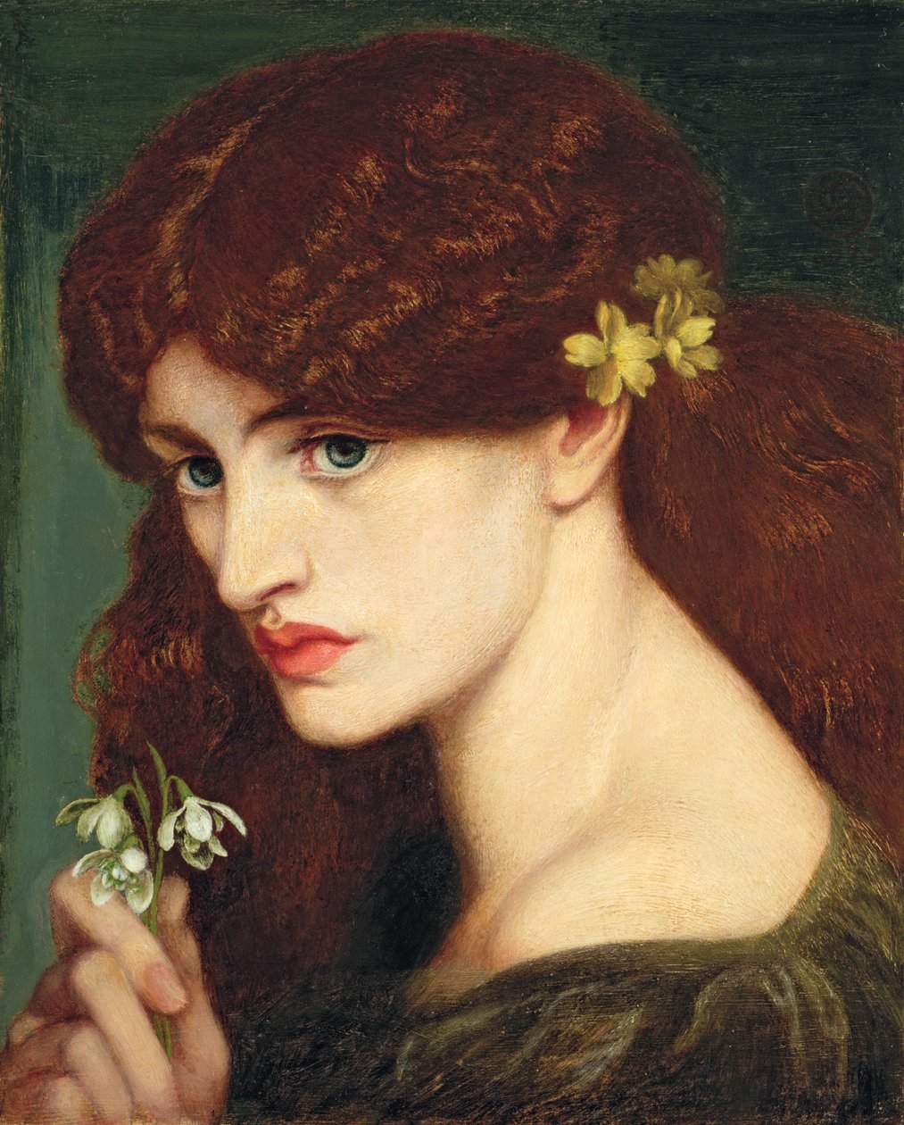 Snowdrops，1873年 作者 但丁·加布里埃尔·查尔斯·罗塞蒂