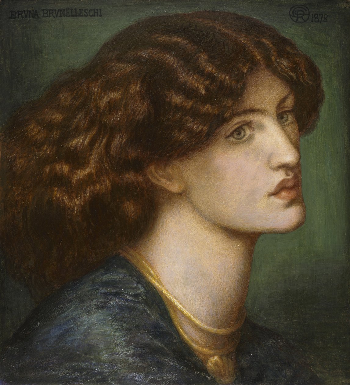No.2759 Bruna Brunelleschi，1878（水粉画） 作者 但丁·加布里埃尔·查尔斯·罗塞蒂