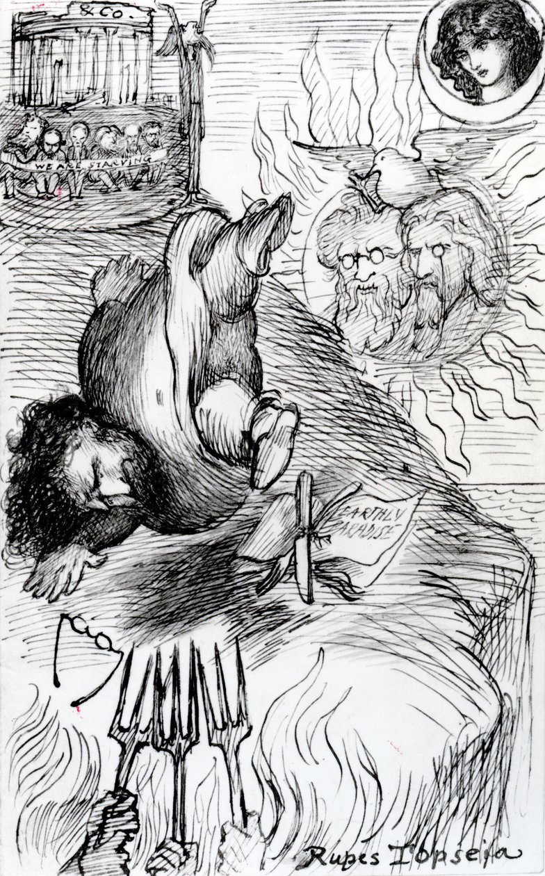 Rupes Topseia，1874 作者 但丁·加布里埃尔·查尔斯·罗塞蒂