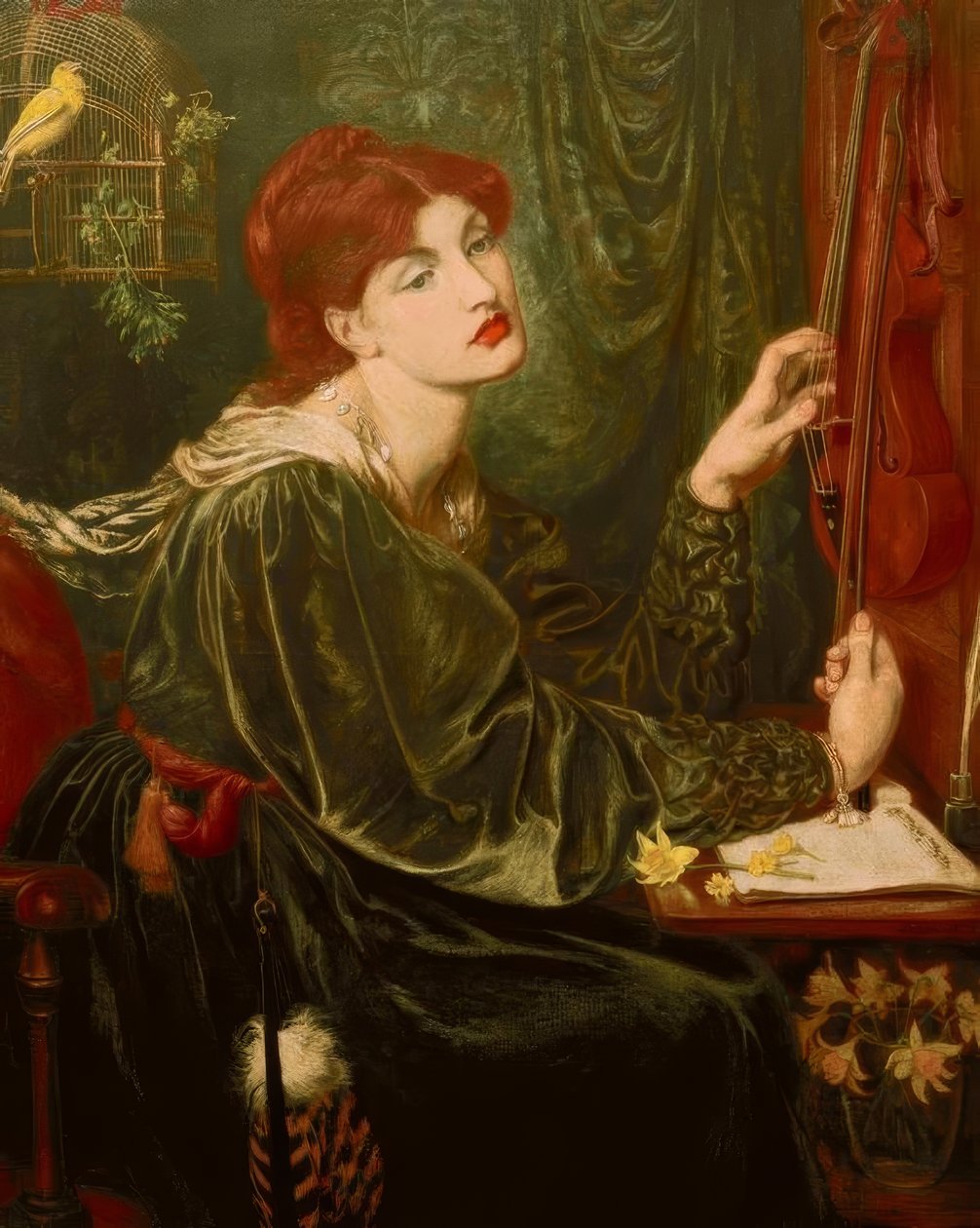 维罗妮卡（Veronica Veronese） 作者 但丁·加布里埃尔·查尔斯·罗塞蒂