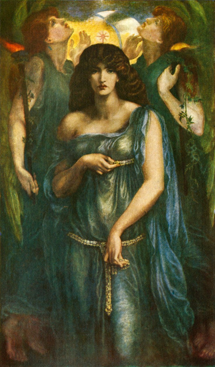 叙利亚阿斯塔特，1877年，c1912 作者 但丁·加布里埃尔·查尔斯·罗塞蒂