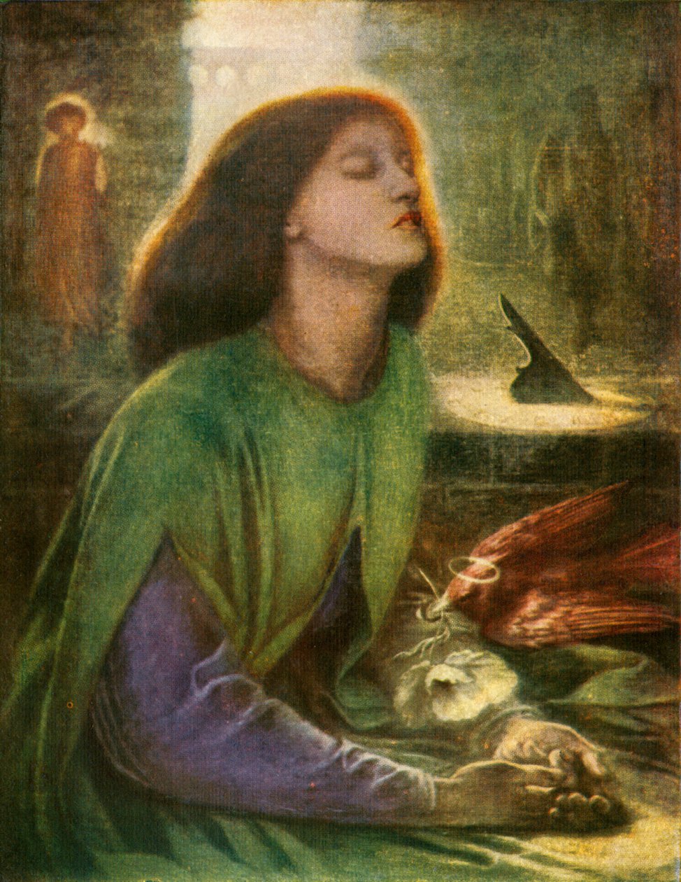 Beata Beatrix，c1864-1870，c1912 作者 但丁·加布里埃尔·查尔斯·罗塞蒂