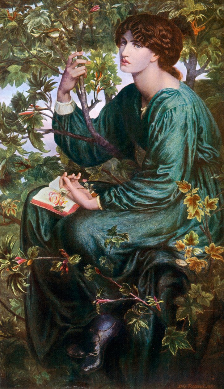 《白日梦》，1880年，1912年。 作者 但丁·加布里埃尔·查尔斯·罗塞蒂
