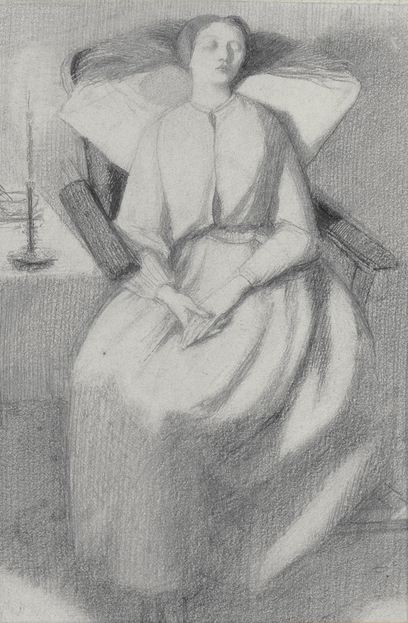 伊丽莎白·西达尔（Elizabeth Siddal） 作者 但丁·加布里埃尔·查尔斯·罗塞蒂
