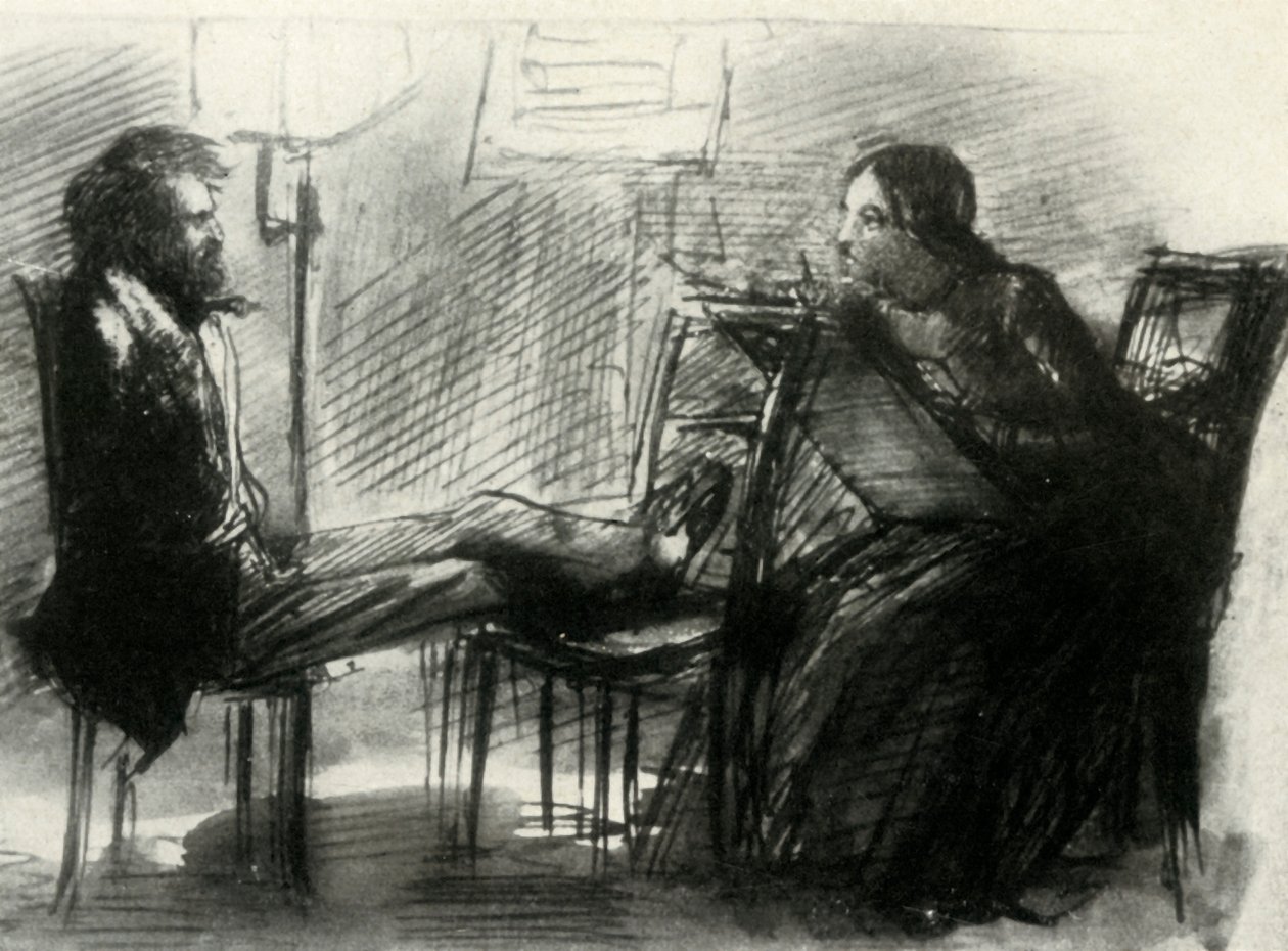 伊丽莎白·西达尔（Elizabeth Siddal）绘画罗塞蒂（Rossetti），1853年，1947年。 作者 但丁·加布里埃尔·查尔斯·罗塞蒂