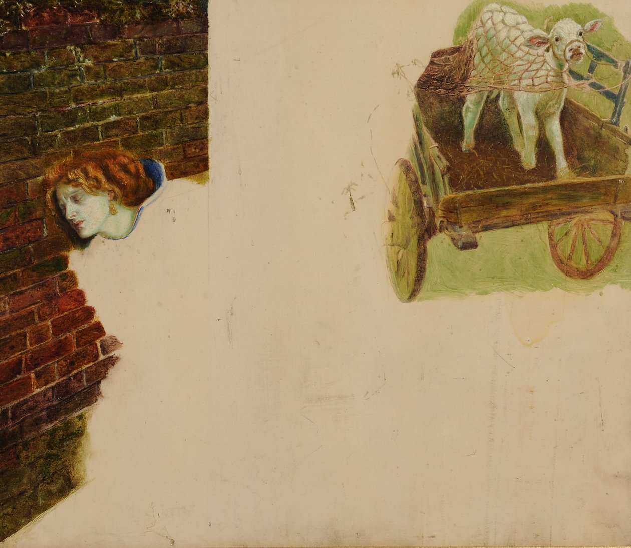 发现，c.1854 作者 但丁·加布里埃尔·查尔斯·罗塞蒂